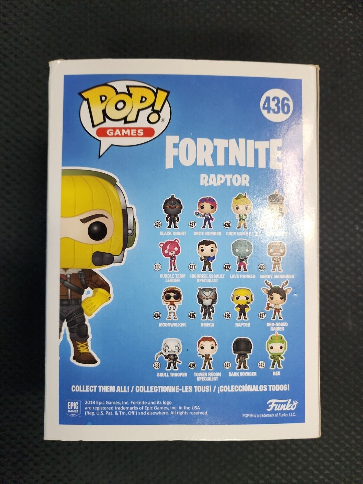 Funko POP! Games Fortnite Raptor Figure 436 BoxSeat Collectibles