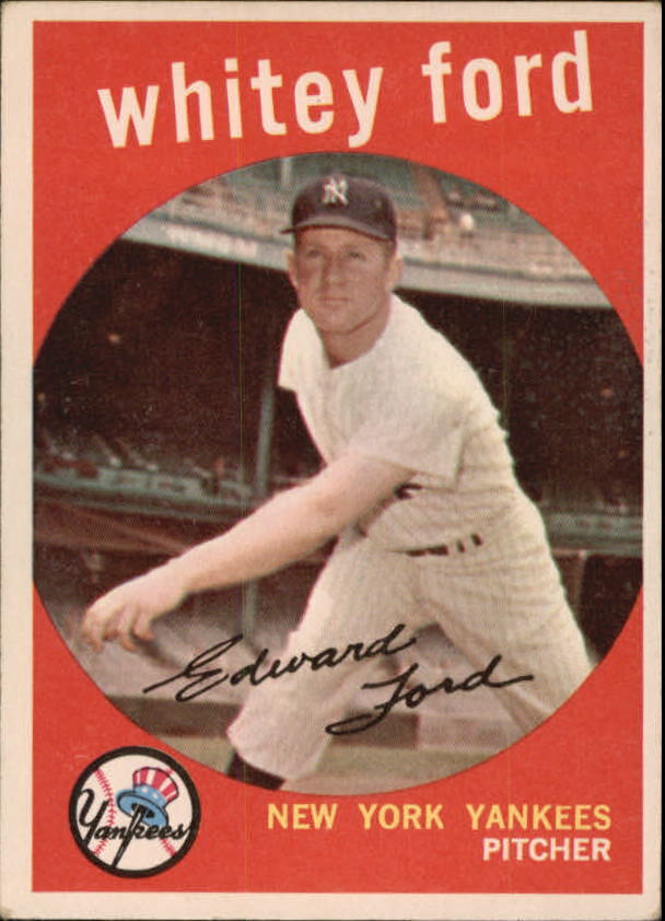 1959 Topps #430 Whitey Ford - Vg+