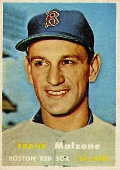 1957 Topps #355 Frank Malzone - Vg+