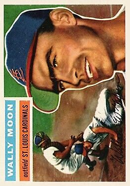 1956 Topps #55 Wally Moon - NM