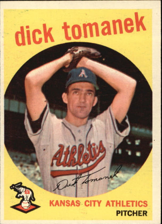 1959 Topps #369 Dick Tomanek - NM