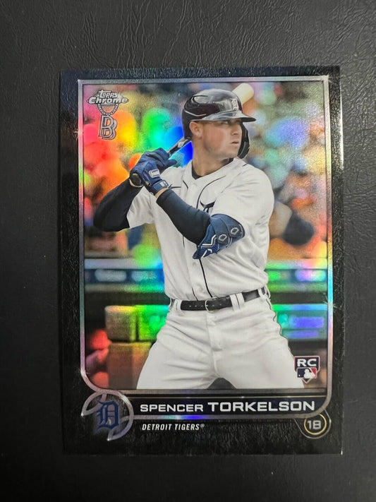Spencer Torkelson 2022 Topps Chrome Ben Baller SP Rookie RC #223 - Tigers J