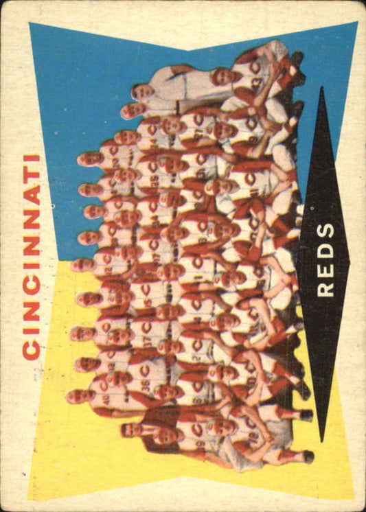 1960 Topps #164 Cincinnati Reds CL - Ex+