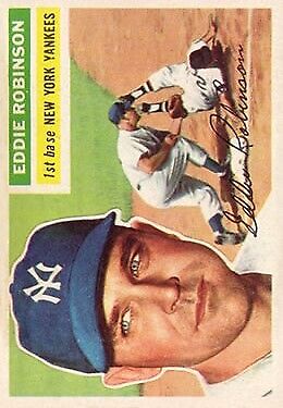 1956 Topps #302 Eddie Robinson - NM