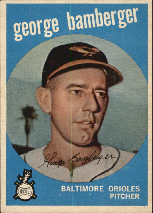 1959 Topps #529 George Bamberger RC - Vg+