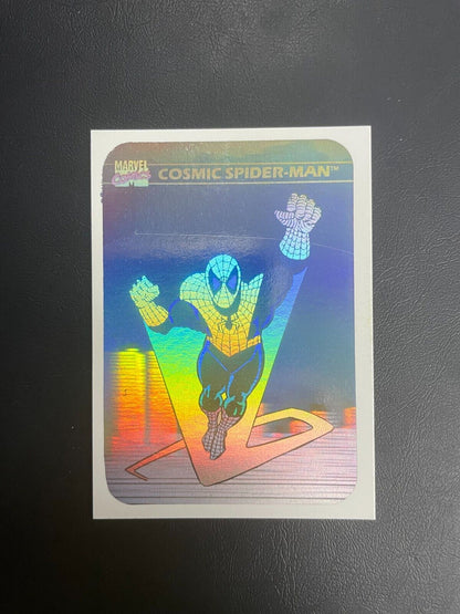 1990 Impel Marvel Universe COSMIC SPIDERMAN Hologram Card