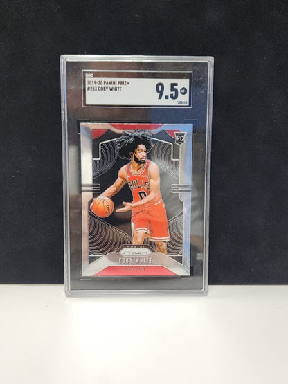 2019-20 Panini Prizm (#253) COBY WHITE RC ROOKIE CARD SGC 9.5 MT+ BULLS