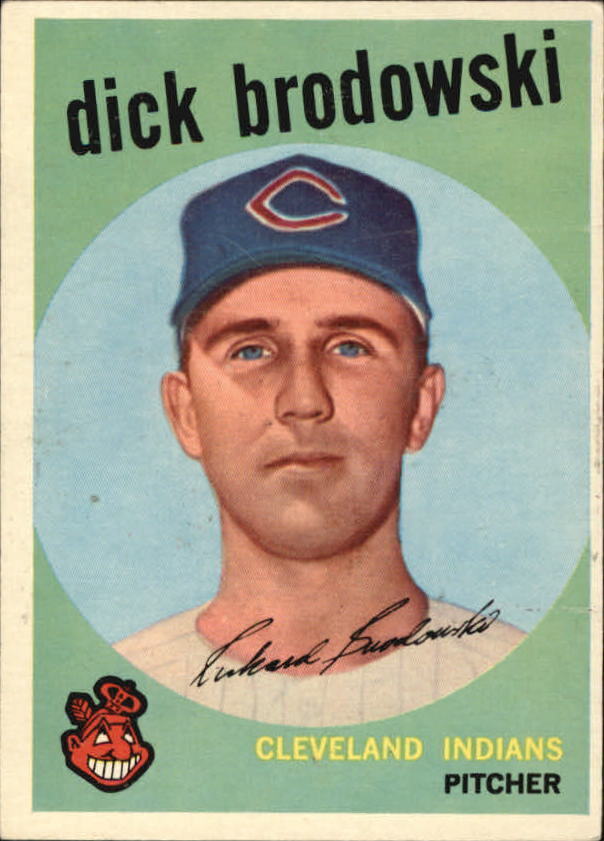 1959 Topps #371 Dick Brodowski - NM