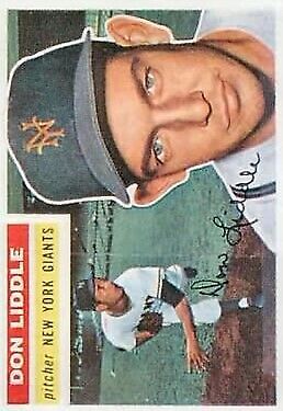 1956 Topps #325 Don Liddle - NM
