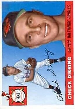 1955 Topps #105 Chuck Diering - NM