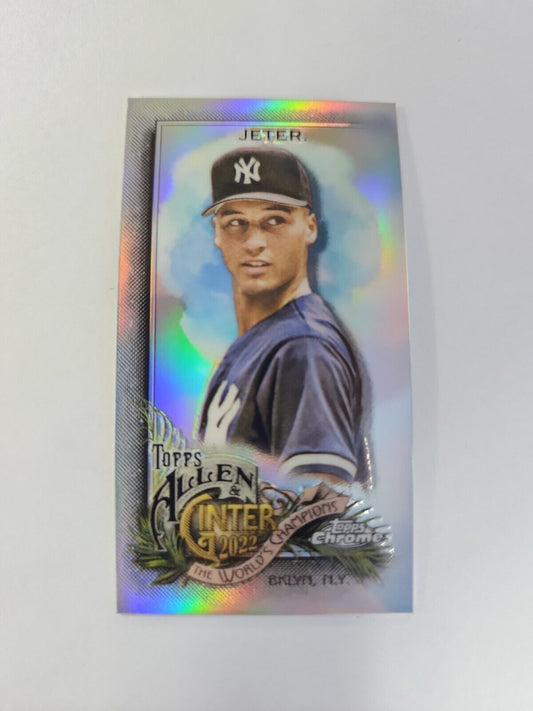 2022 Allen and Ginter Chrome Silver #146 Derek Jeter - New York Yankees