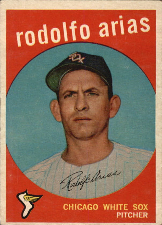 1959 Topps #537 Rudolph Arias RC - Vg+