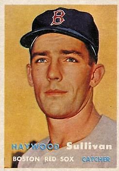 1957 Topps #336 Haywood Sullivan RC - NM