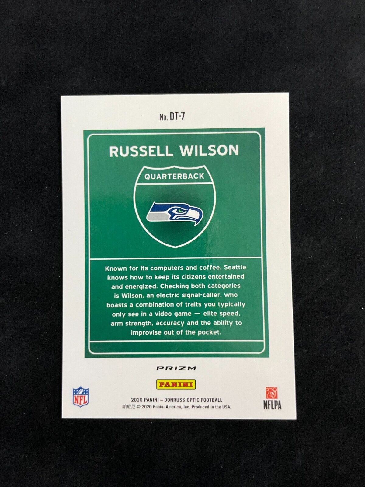 2020 Optic Russell Wilson DT-7