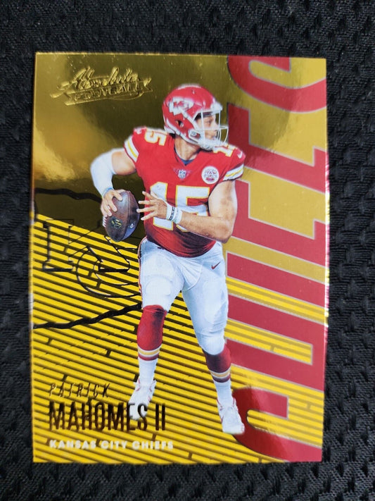 Patrick Mahomes II 2018 Panini Absolute Football Card #49