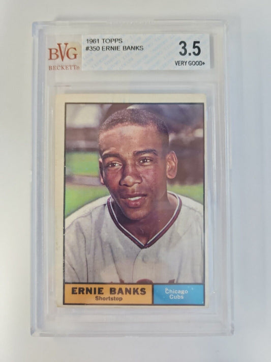 1961 Topps Set-Break #350 Ernie Banks BVG 3.5