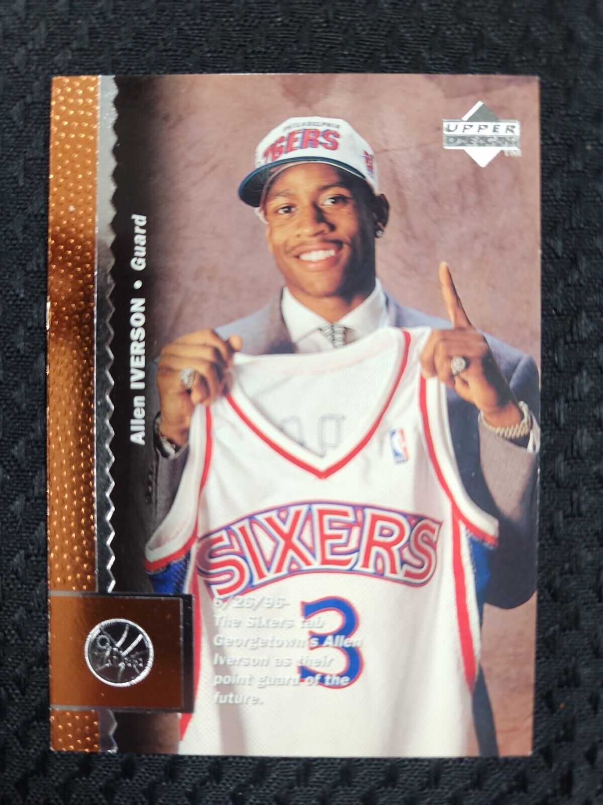 1996/97 UD Upper Deck Allen Iverson RC Rookie Card #91