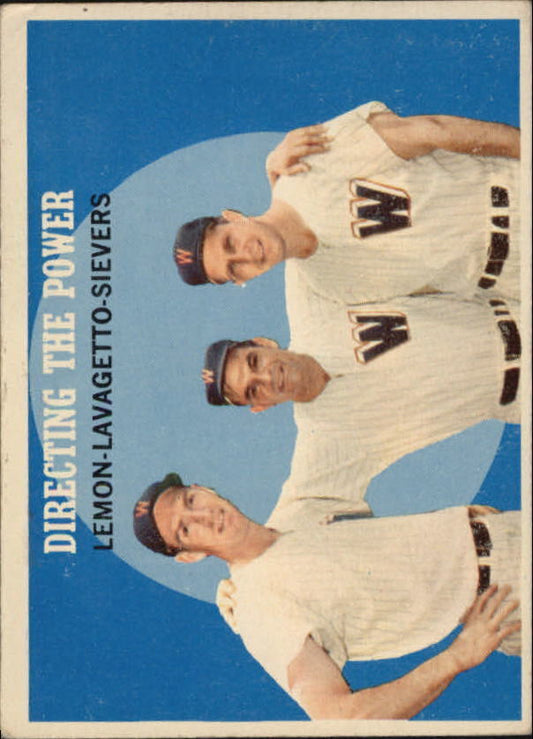 1959 Topps #74 Directing the Power Jim Lemon Cookie Lavagetto MG Roy - Vg+