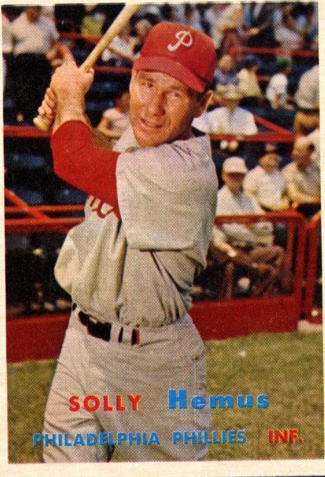 1957 Topps #231 Solly Hemus - NM