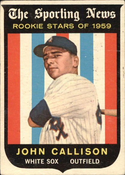 1959 Topps #119 Johnny Callison RS RC - Vg+