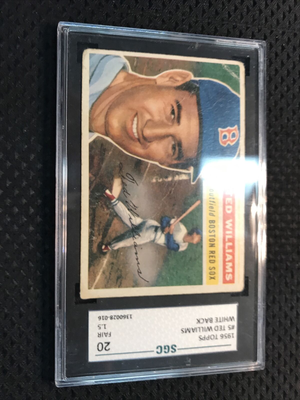 1955 Topps Ted Williams #2 SGC 1.5