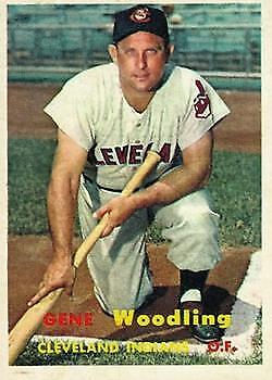 1957 Topps #172 Gene Woodling - NM