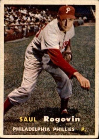 1957 Topps #129 Saul Rogovin - NM