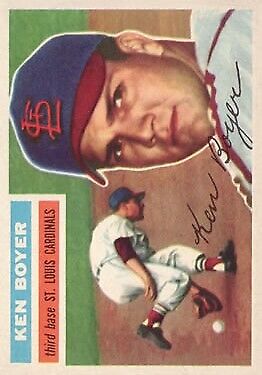 1956 Topps #14 Ken Boyer DP - NM