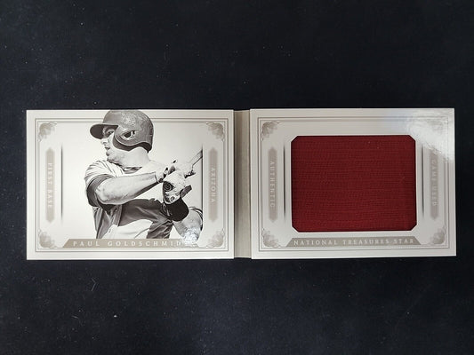 Paul Goldschmidt 2014 Panini National Treasures Star Booklet Jersey #'d/99 MVP