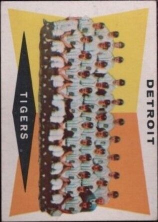 1960 Topps #72 Detroit Tigers CL - Ex+