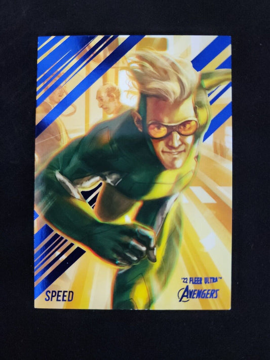 2022 UD Marvel Fleer Ultra Avengers SPEED #68 Blue Foil /360