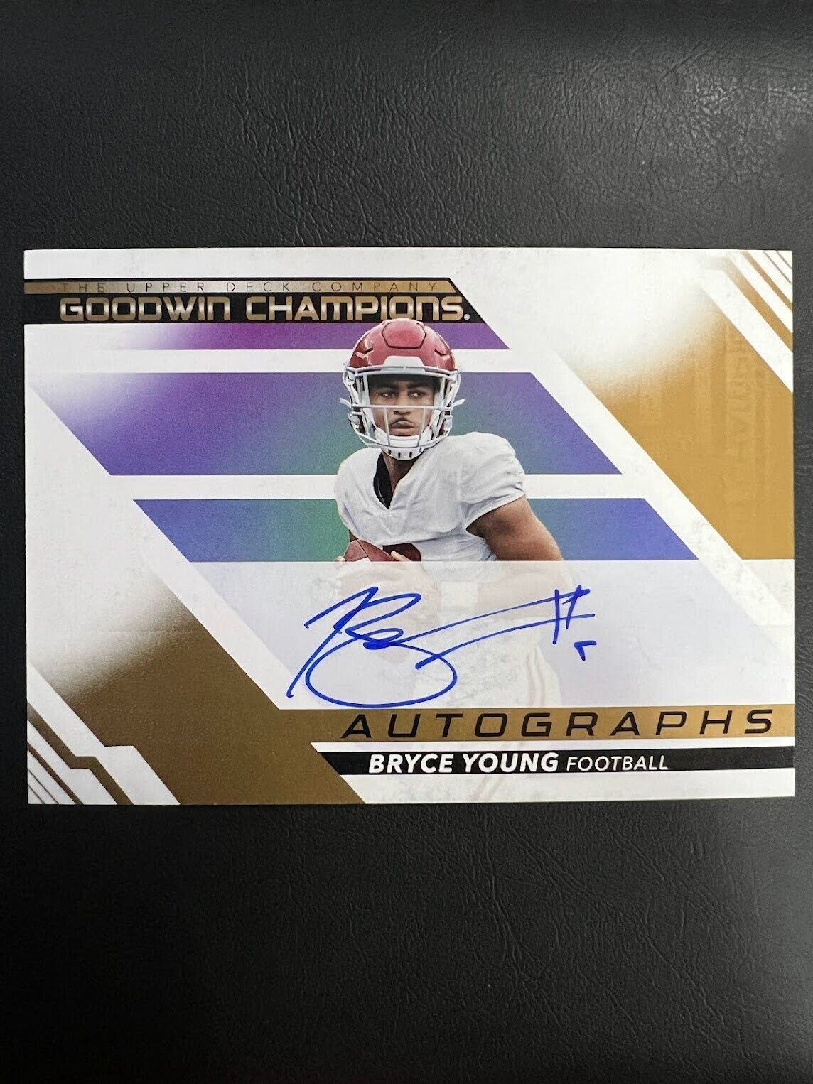 2022 Upper Deck Goodwin Champions Bryce Young ON CARD Auto #HA-BY J
