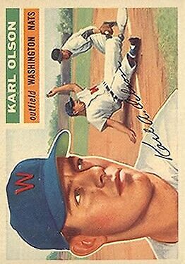 1956 Topps #322 Karl Olson - NM