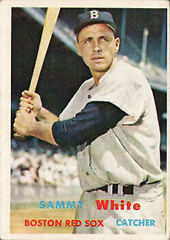 1957 Topps #163 Sammy White - NM