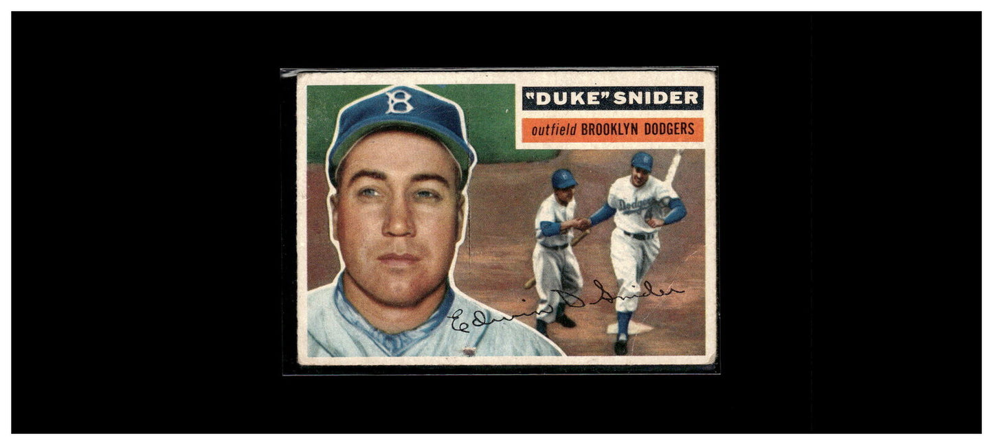1956 Topps #150b Duke Snider