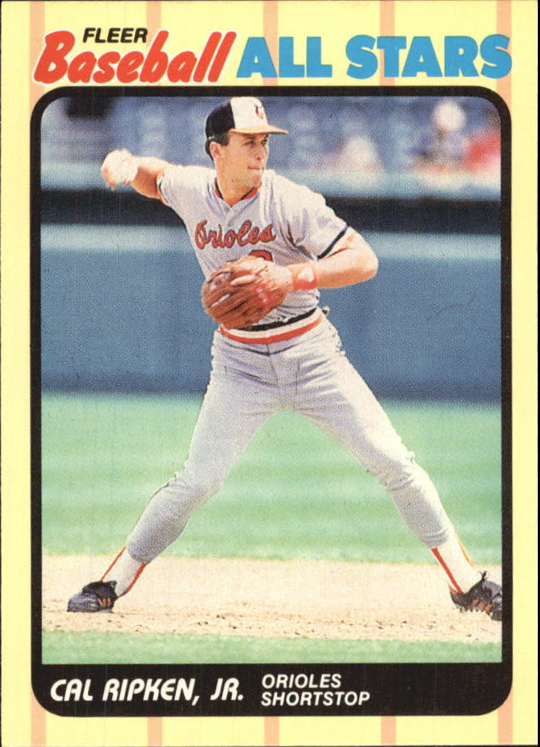 1989 Fleer Baseball All-Stars #35 Cal Ripken - NrMt+