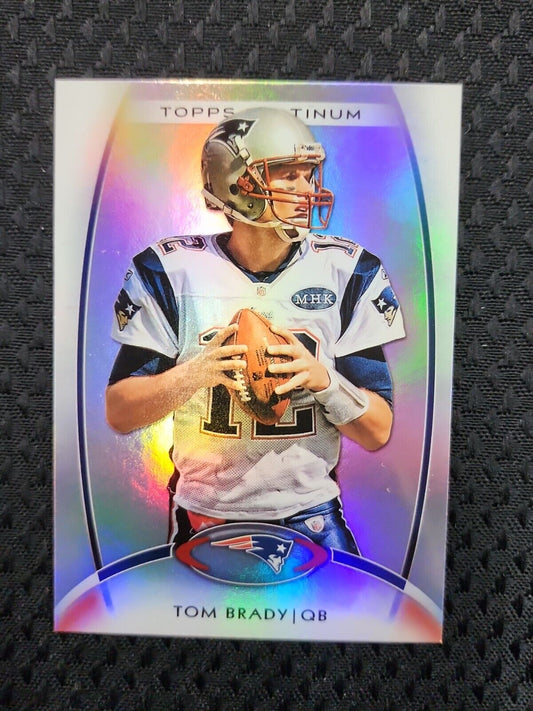 2012 Topps Platinum Silver Holo Refractor Tom Brady #50 INVEST GOAT HOF MVP