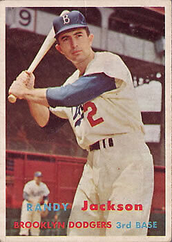 1957 Topps #190 Randy Jackson - NM