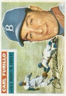 1956 Topps #190 Carl Furillo - Vg+