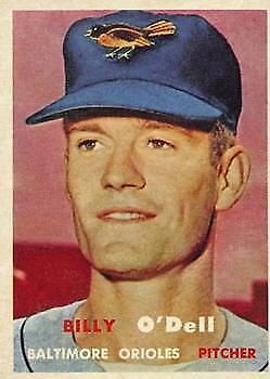 1957 Topps #316 Billy O'Dell - NM