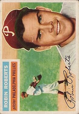 1956 Topps #180 Robin Roberts - Vg+