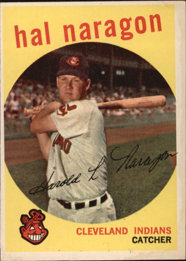 1959 Topps #376 Hal Naragon - NM