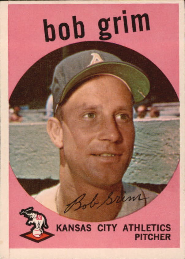 1959 Topps #423 Bob Grim - NM