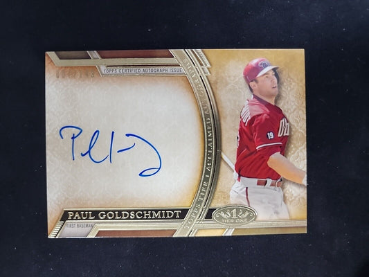 Paul Goldschmidt 2015 Topps Tier One Auto #'d/149 Arizona Diamondbacks
