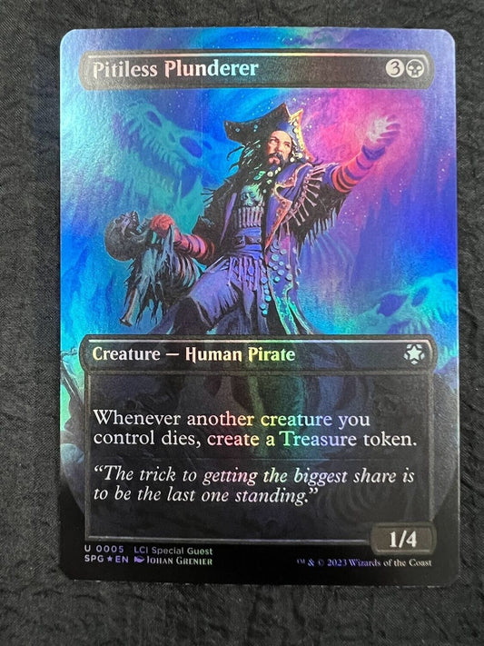 Pitiless Plunderer (Foil) [Borderless] LCI: Special Guests 05 Uncommon MTG