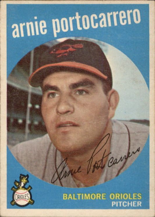 1959 Topps #98 Arnie Portocarrero - Vg+