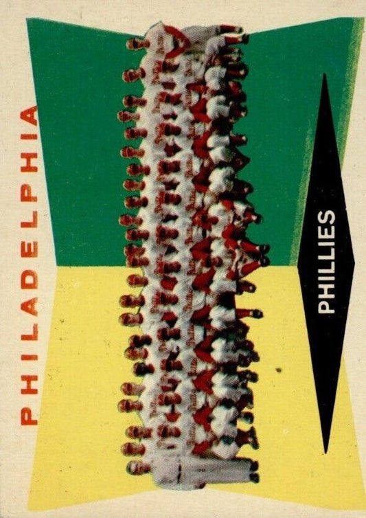 1960 Topps #302 Philadelphia Phillies CL - Ex+