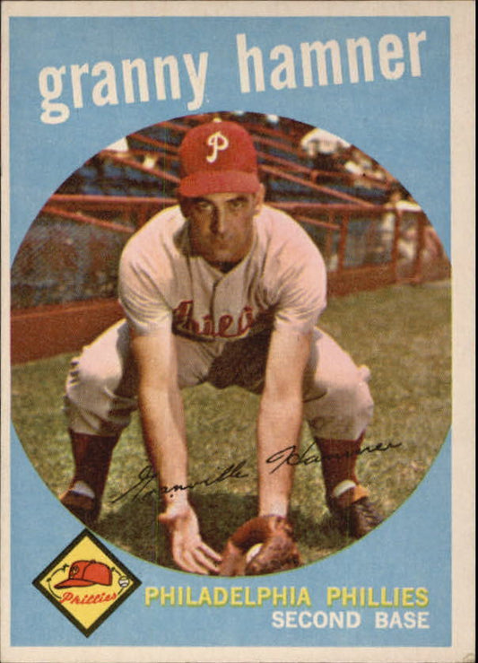1959 Topps #436 Granny Hamner - NM