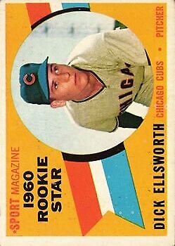 1960 Topps #125 Dick Ellsworth RS RC - Ex+