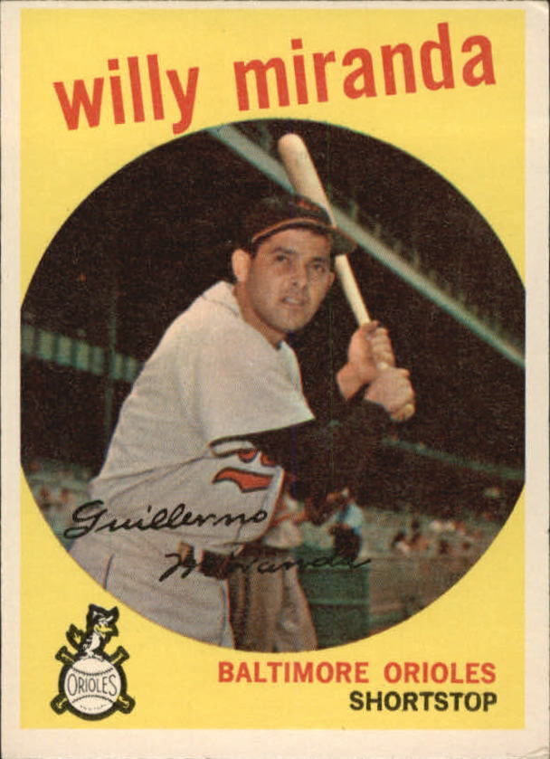 1959 Topps #540 Willie Miranda - NM